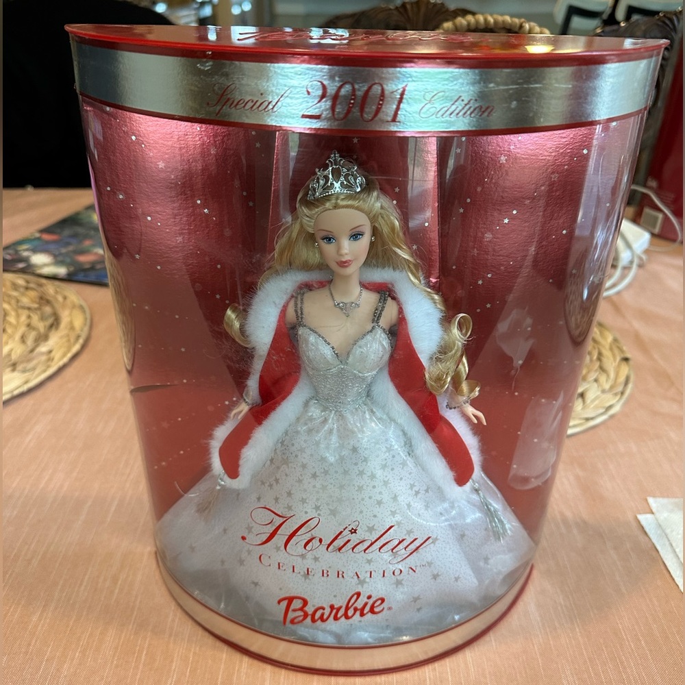 Mattel Holiday Celebration 2001 Barbie Doll - 50304